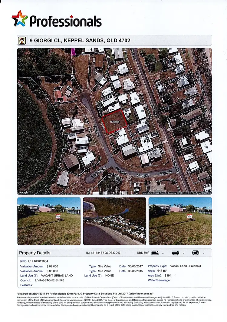 Third view of Homely land listing, 9 Giorgi Close, Keppel Sands QLD 4702