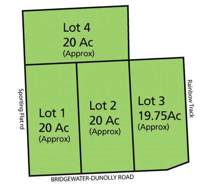 Second view of Homely land listing, LOT Lots, 1-4 Sporting Flat Road, Dunolly VIC 3472