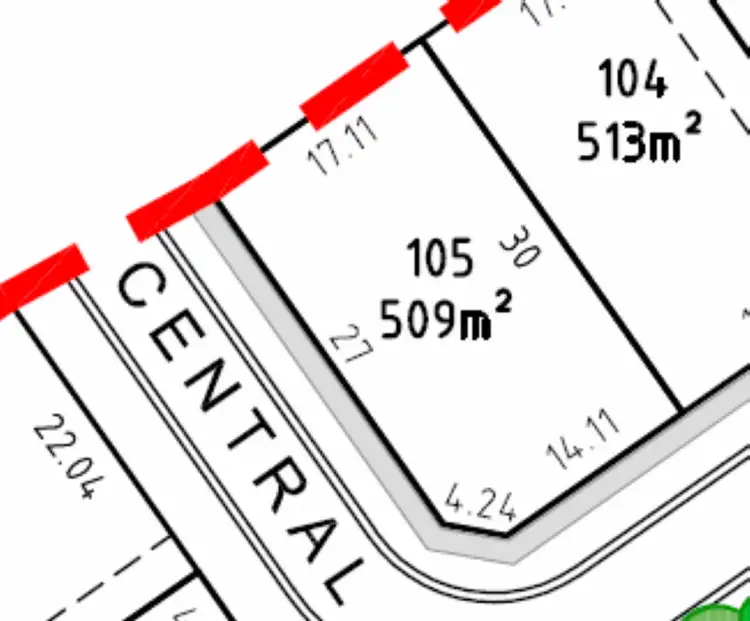 Main view of Homely land listing, LOT Lot, 105 Central Court, Maryborough VIC 3465