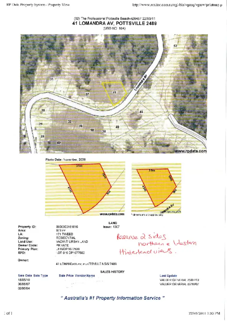 Third view of Homely land listing, Lot 616 # 41 Lomandra Avenue, Pottsville NSW 2489