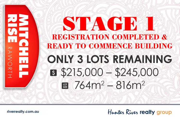Main view of Homely land listing, LOT Lot, 101 Mitchell Rise Laurie Drive, Raworth NSW 2321