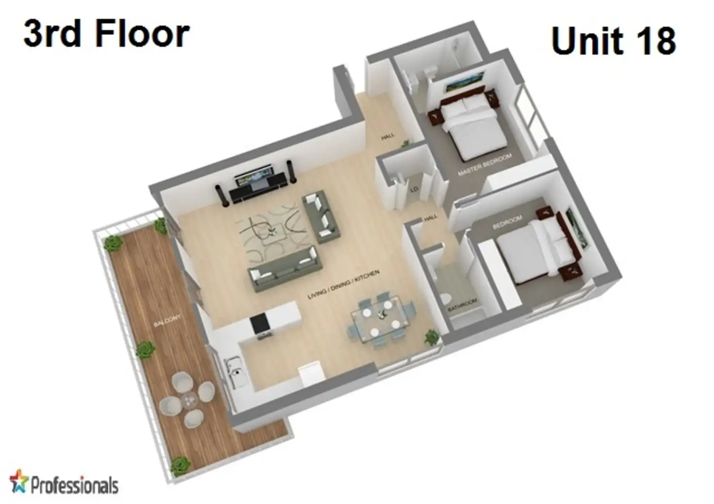 Main view of Homely unit listing, 18/38-40 Hope Street, Penrith NSW 2750