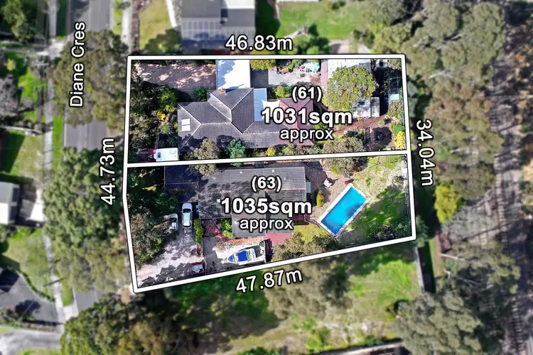 Second view of Homely house listing, 61 Diane Crescent, Croydon VIC 3136