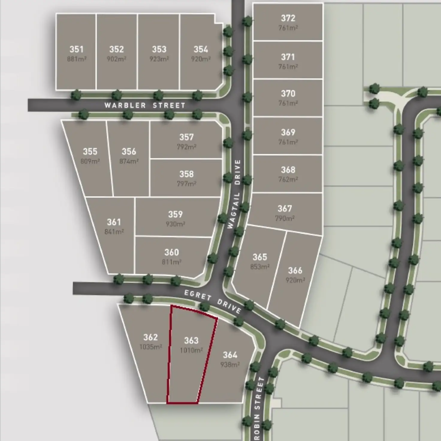 Main view of Homely land listing, LOT Lot, 363 Egret Drive, Kialla VIC 3631