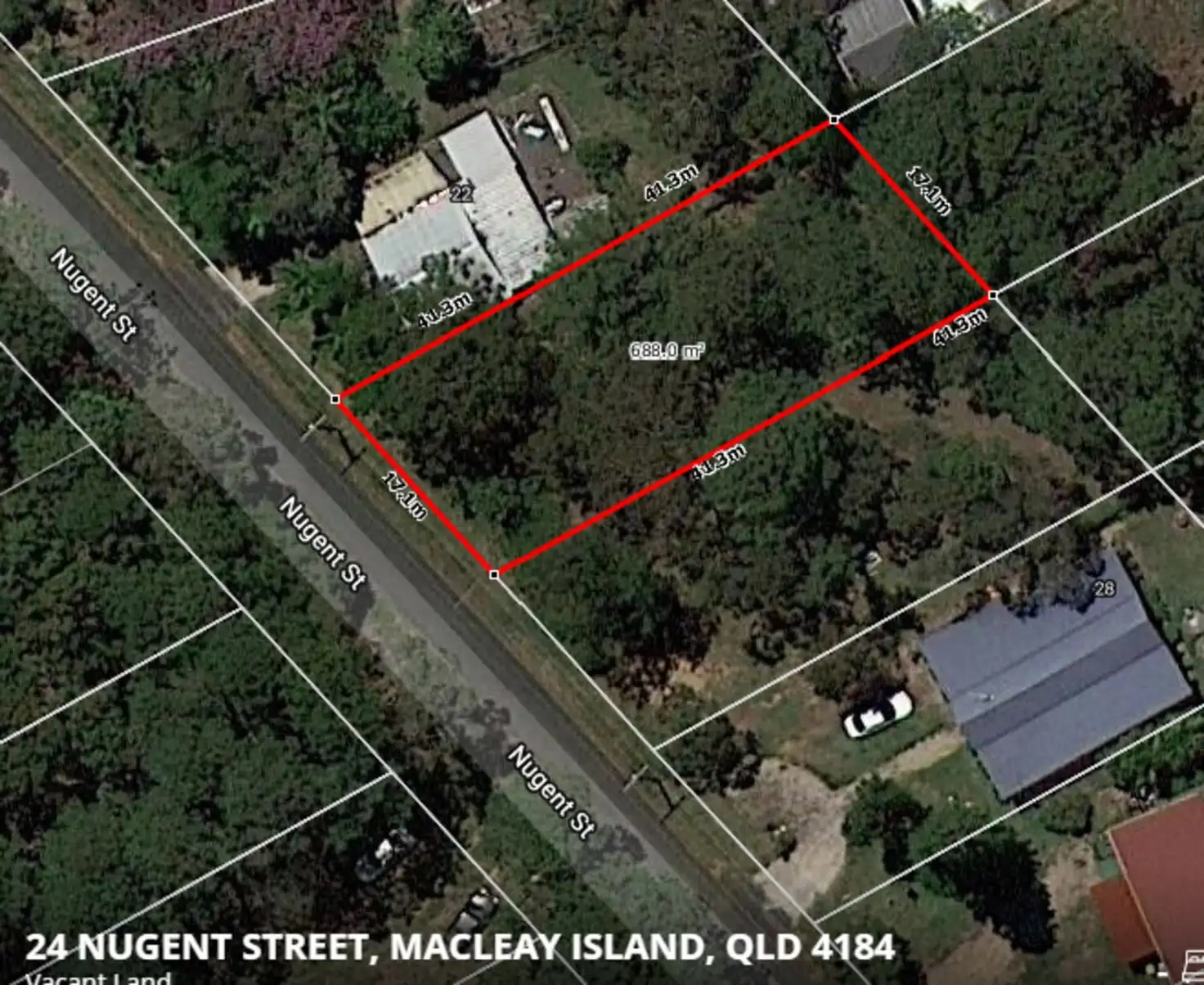 Main view of Homely land listing, 24 nugent Street, Macleay Island QLD 4184