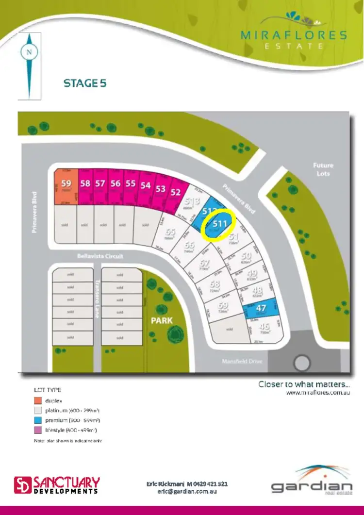 Third view of Homely land listing, LOT Lot, 511 Primavera Boulevard, Beaconsfield QLD 4740