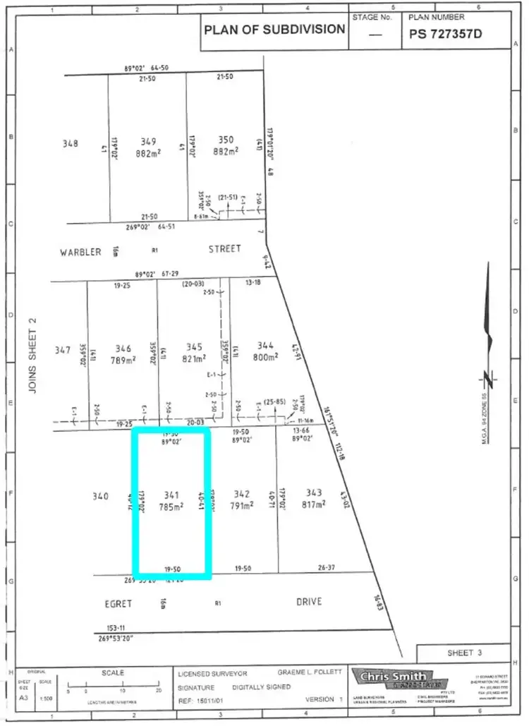Second view of Homely land listing, LOT Lot 341, 5 Egret Drive, Kialla VIC 3631