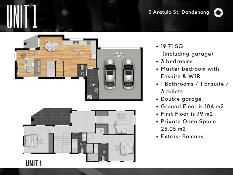 Fifth view of Homely townhouse listing, 1/3 Aratula Street, Dandenong VIC 3175