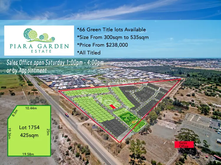 Main view of Homely land listing, LOT 1754, 1 Tuff Way, Piara Waters WA 6112