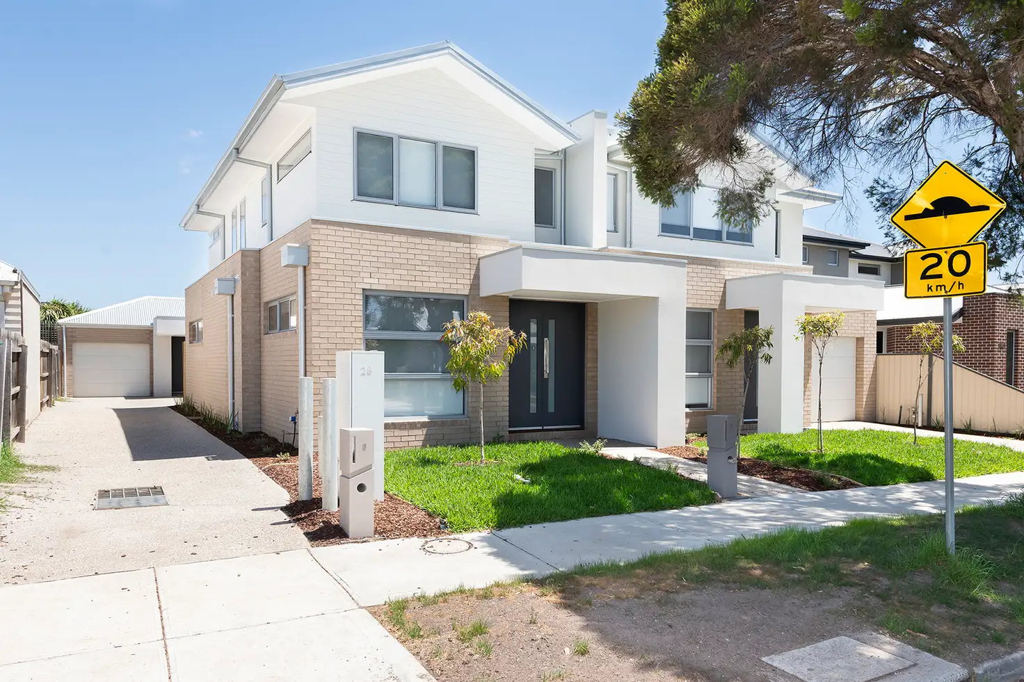 Main view of Homely townhouse listing, 1/28 Greene Street, South Kingsville VIC 3015