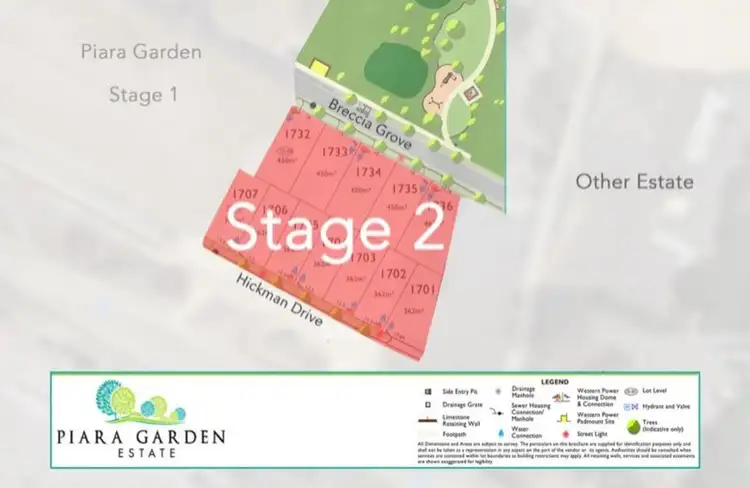 Third view of Homely land listing, LOT Lot, 1732 Breccia Drive, Piara Waters WA 6112