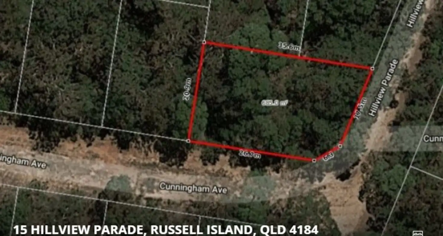 Main view of Homely land listing, 15 Hillview Parade, Russell Island QLD 4184