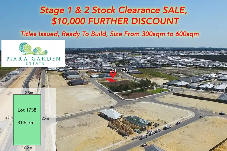 LOT 1738, 6 Tuff Way, Piara Waters WA 6112