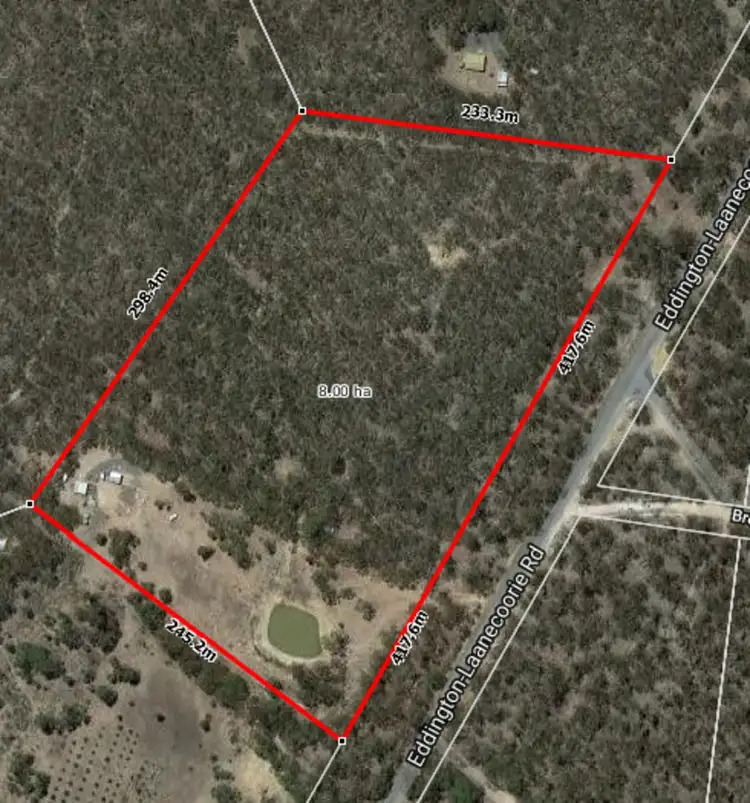 Main view of Homely land listing, 130 Eddington - Laanecoorie Road, Laanecoorie VIC 3463