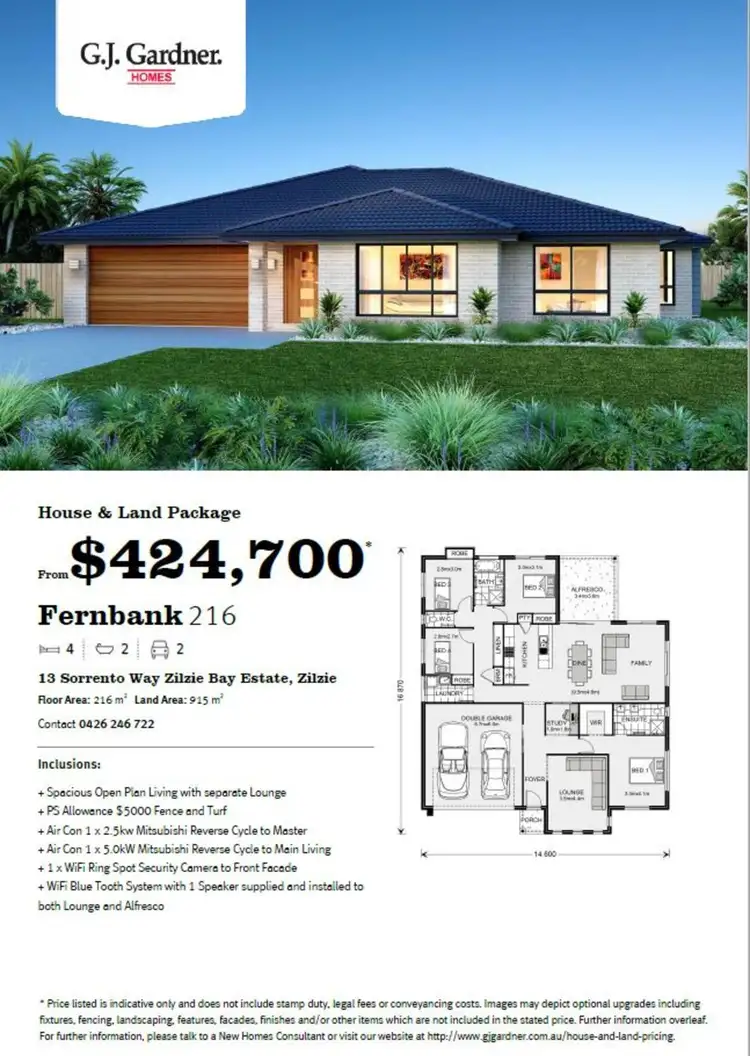 Third view of Homely land listing, 13 Sorrento Way, Zilzie QLD 4710