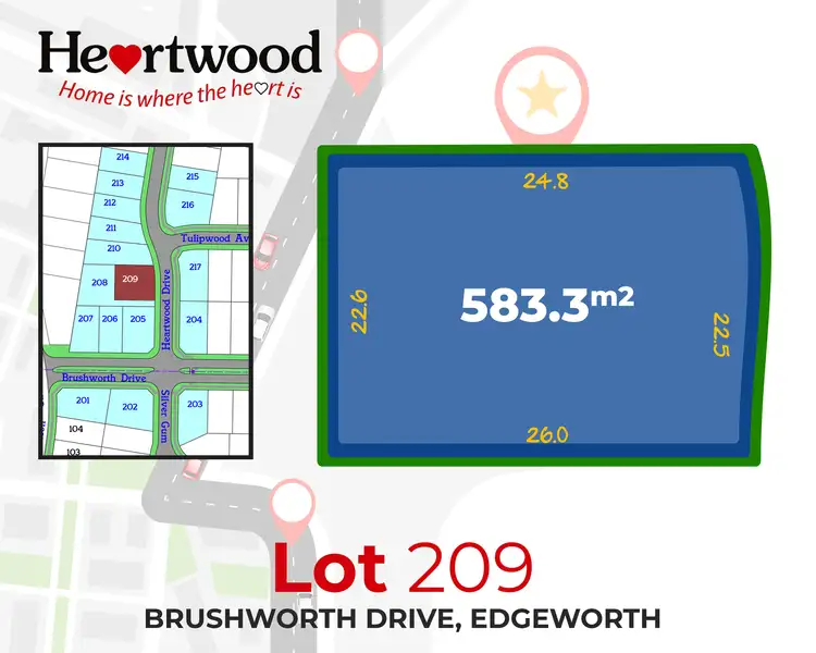 Second view of Homely land listing, Lot. 209 Heartwood Drive, Edgeworth NSW 2285