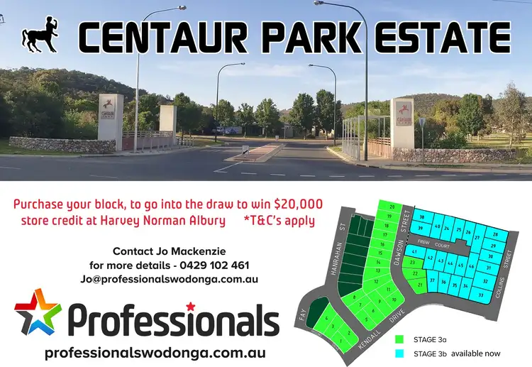 Main view of Homely land listing, Stage 3A Centaur Park - SOLD OUT !!, Hamilton Valley NSW 2641