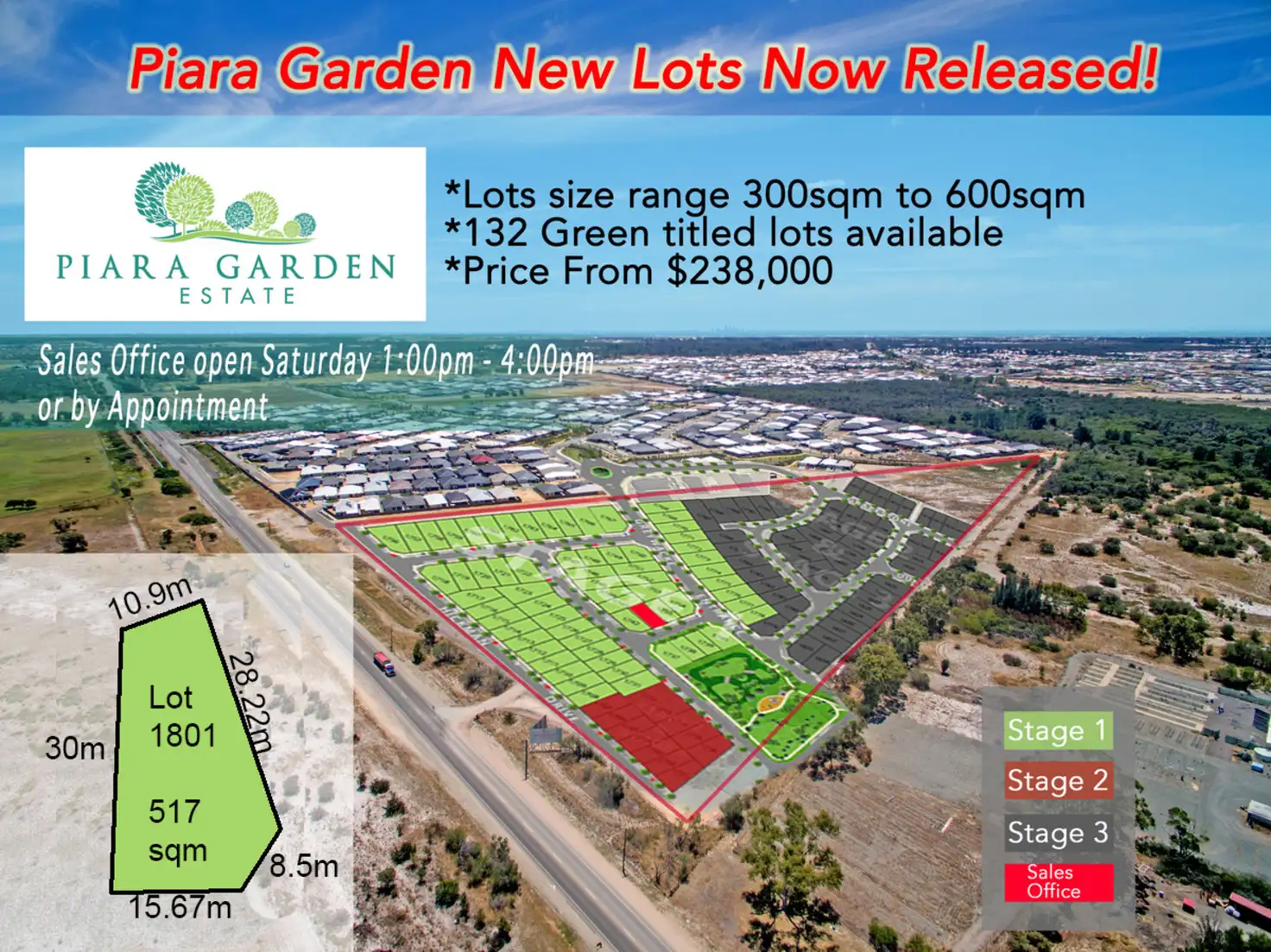 Main view of Homely land listing, Lot 1801 Coquina Chase, Piara Waters WA 6112