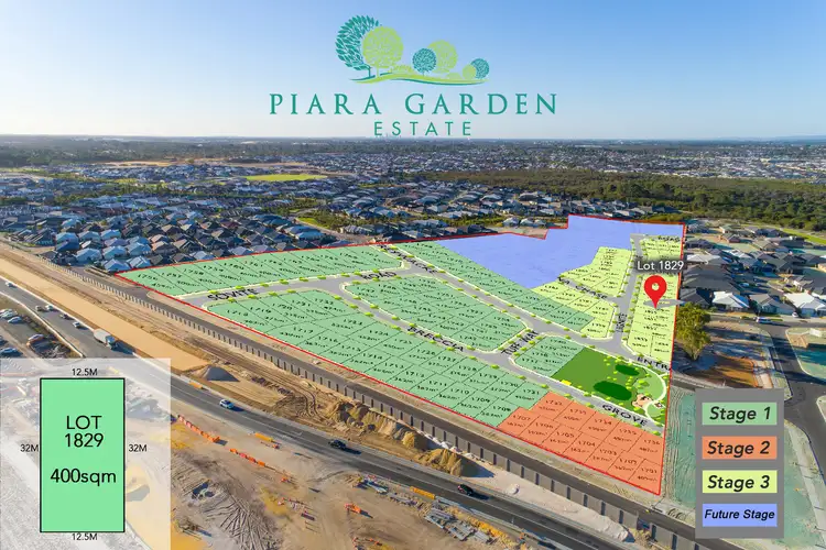 Main view of Homely land listing, Lot 1829 Lignite Avenue, Piara Waters WA 6112