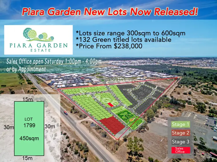 Lot 1799 Lignite Avenue, Piara Waters WA 6112