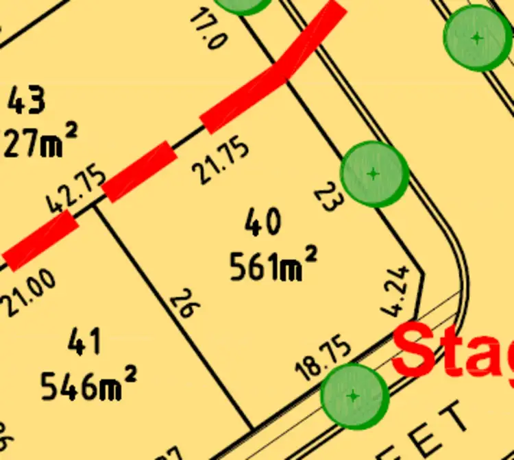 Main view of Homely land listing, LOT Lot, 40 Chisholm Street, Maryborough VIC 3465