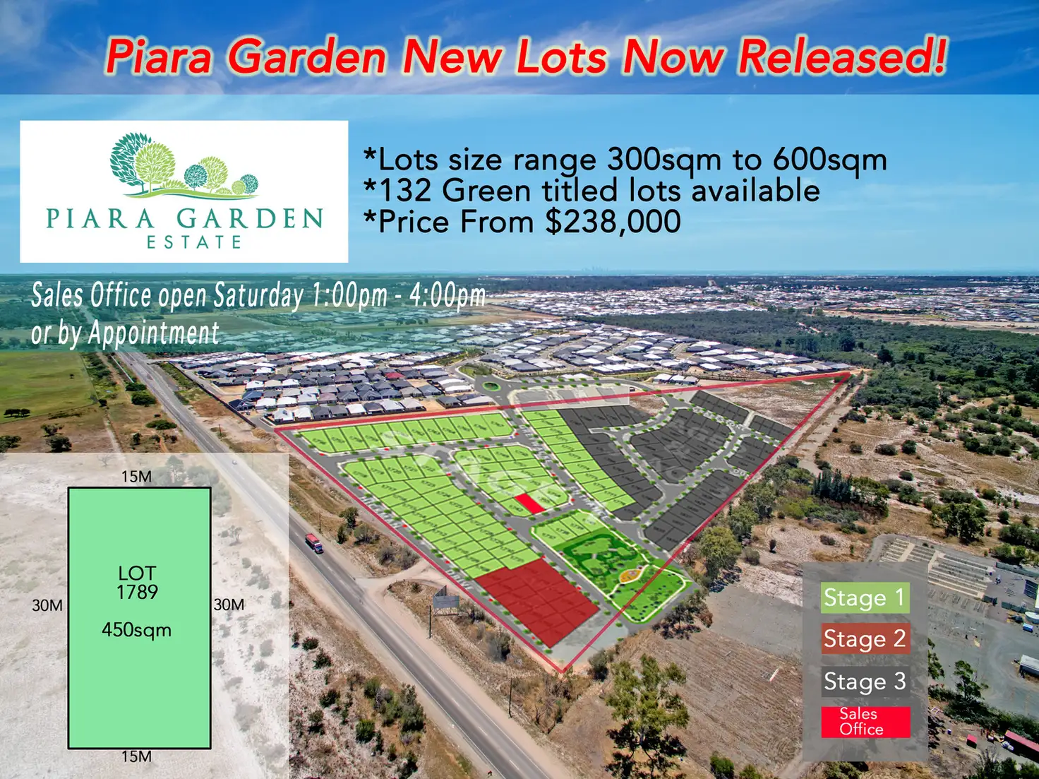 Main view of Homely land listing, Lot 1824 Lignite Avenue, Piara Waters WA 6112
