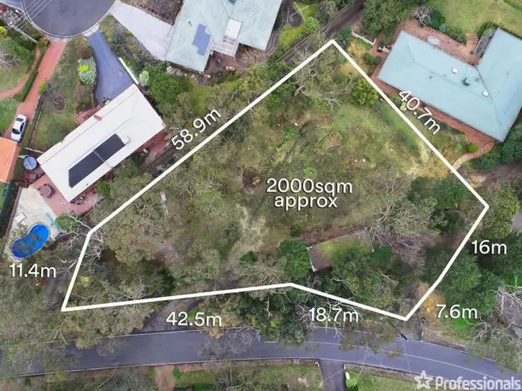 Main view of Homely land listing, 13 Merrill Crescent, Warranwood VIC 3134