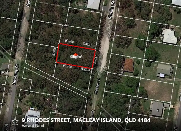 Main view of Homely land listing, 9 Rhodes Street, Macleay Island QLD 4184