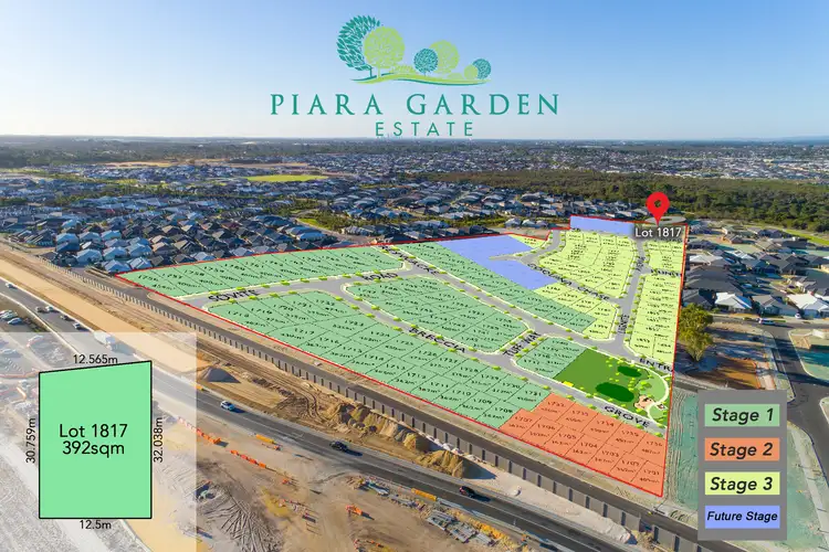 Third view of Homely land listing, Lot 1817 GRAPESTONE Road, Piara Waters WA 6112