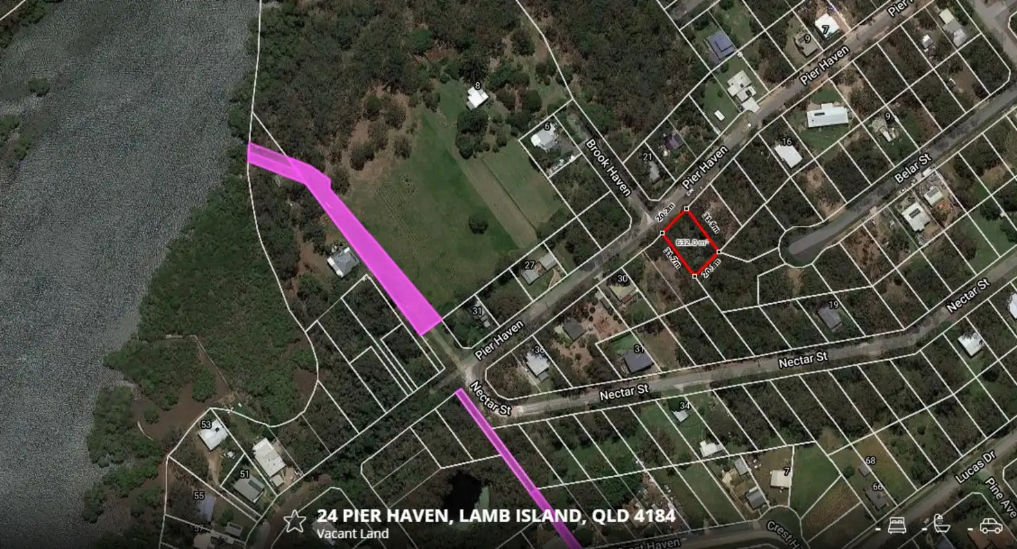 Main view of Homely land listing, 24 Pier Haven, Lamb Island QLD 4184