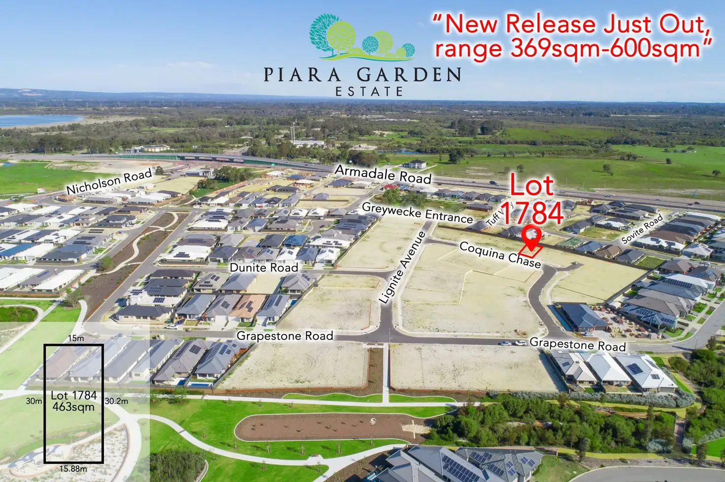 Main view of Homely land listing, Lot 1784 Coquina Chase, Piara Waters WA 6112