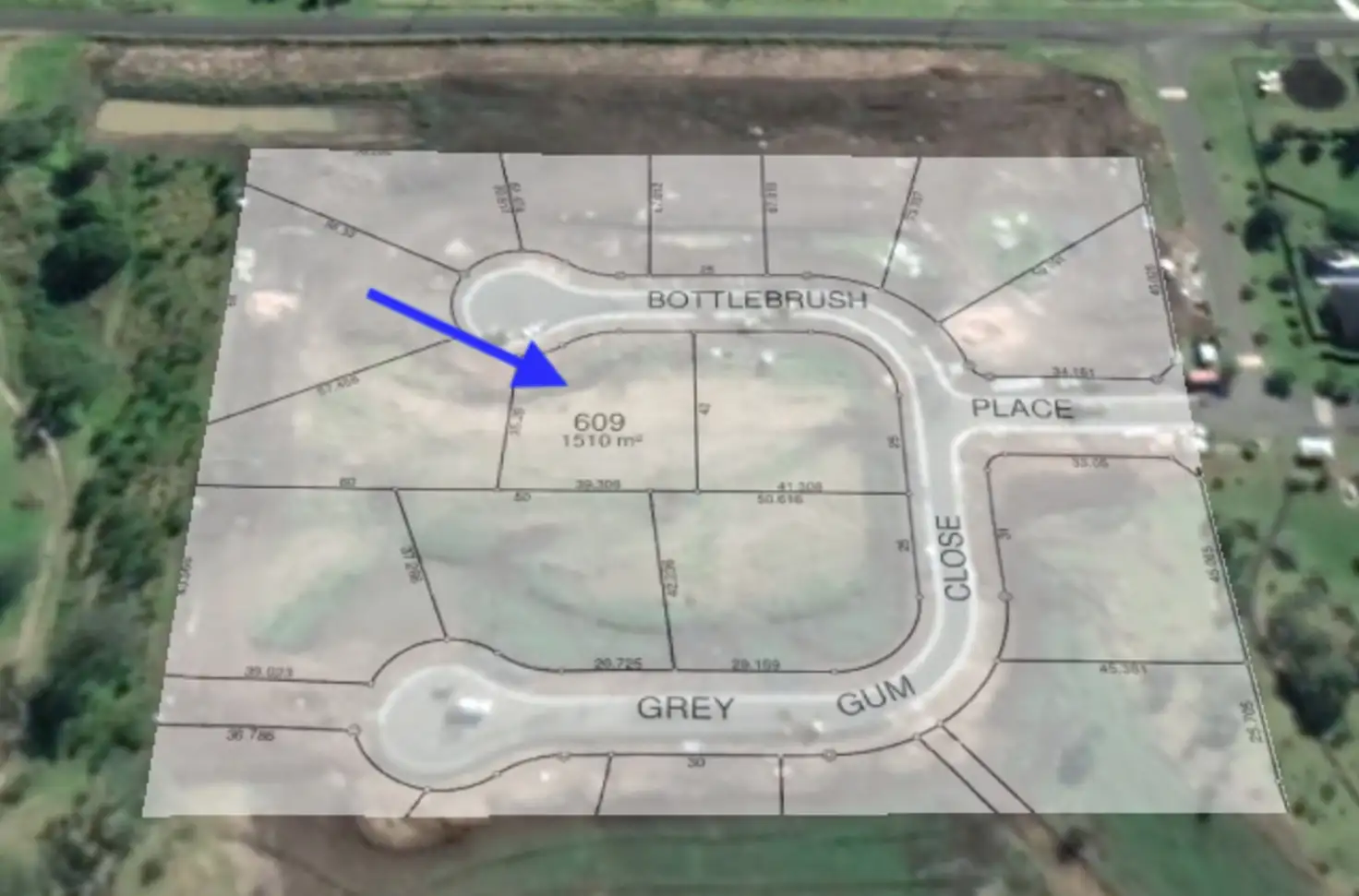 Main view of Homely land listing, LOT Lot, 609 Bottlebrush Place, Caniaba NSW 2480
