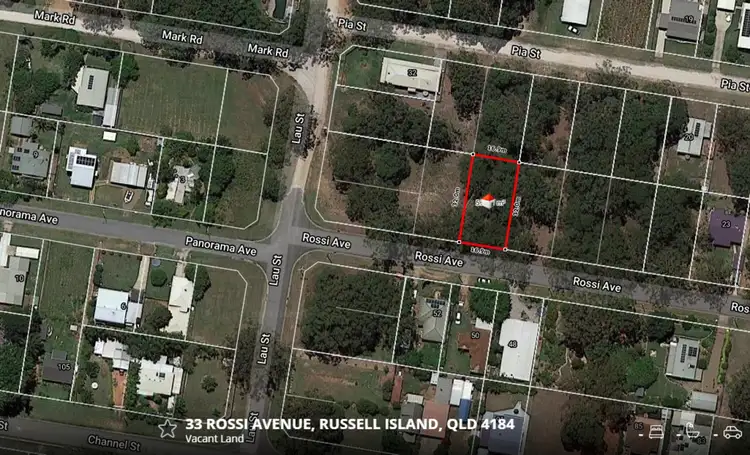 Main view of Homely land listing, 33 Rossi Avenue, Russell Island QLD 4184