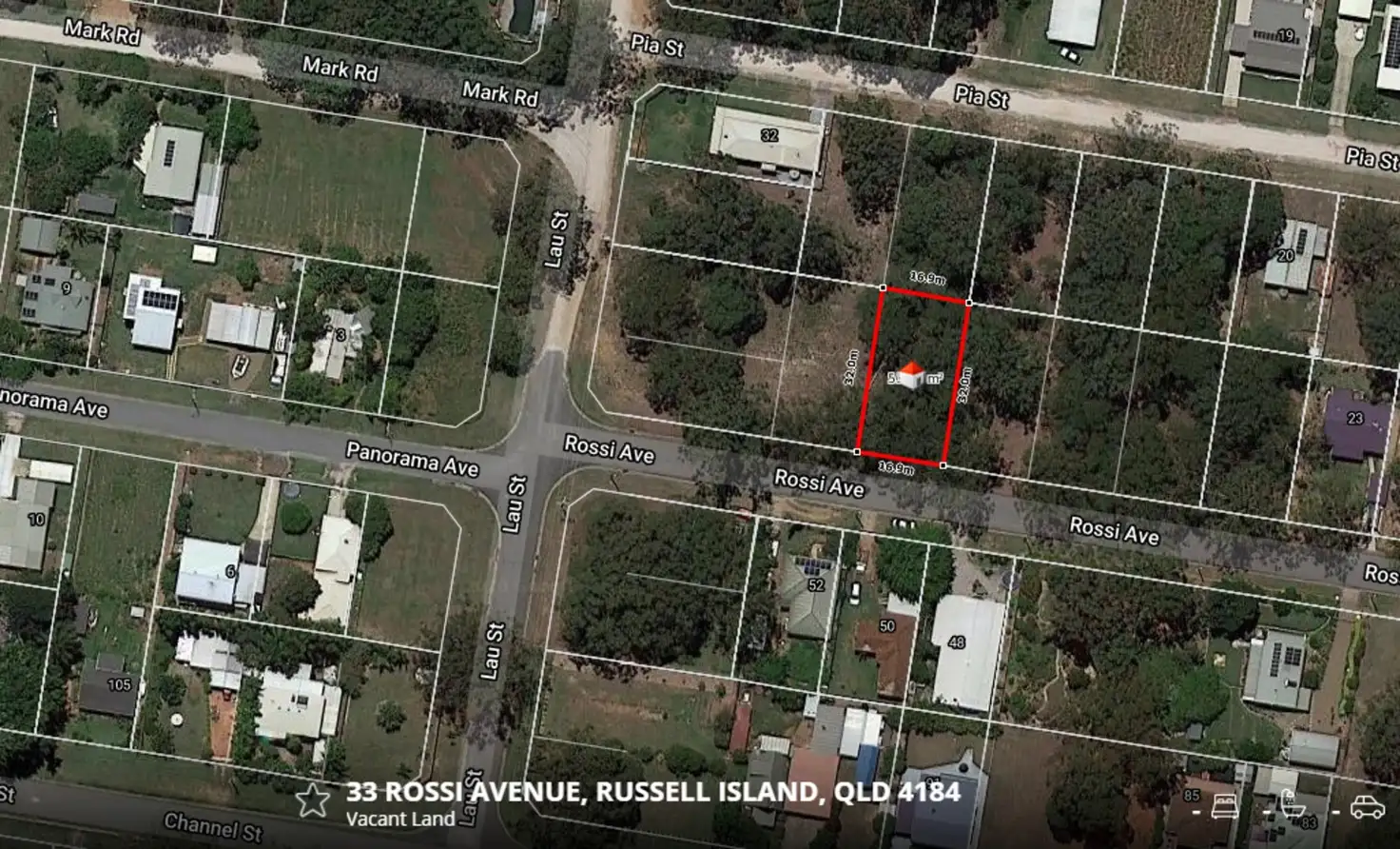 Main view of Homely land listing, 33 Rossi Avenue, Russell Island QLD 4184