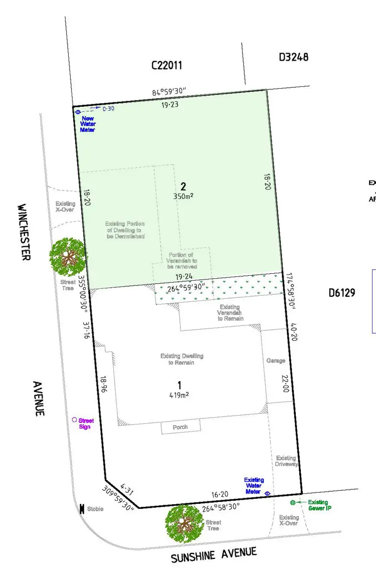 LOT Rear of 89, Sunshine Ave Proposed Lot 2 Winchester Avenue, Hove SA 5048