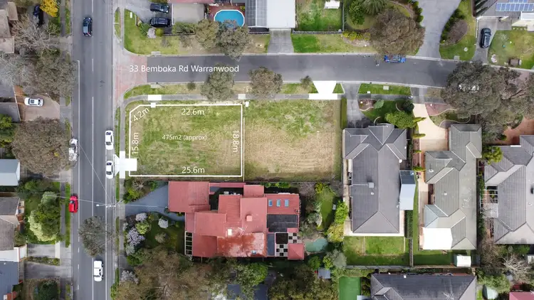Main view of Homely land listing, 33 Bemboka Road, Warranwood VIC 3134