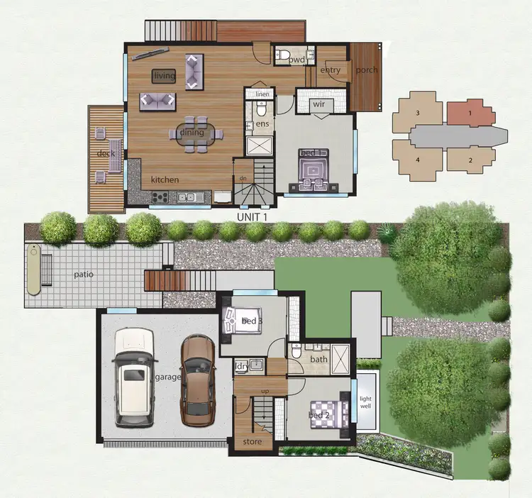 Third view of Homely unit listing, 1-3/23 The Eyrie, Lilydale VIC 3140