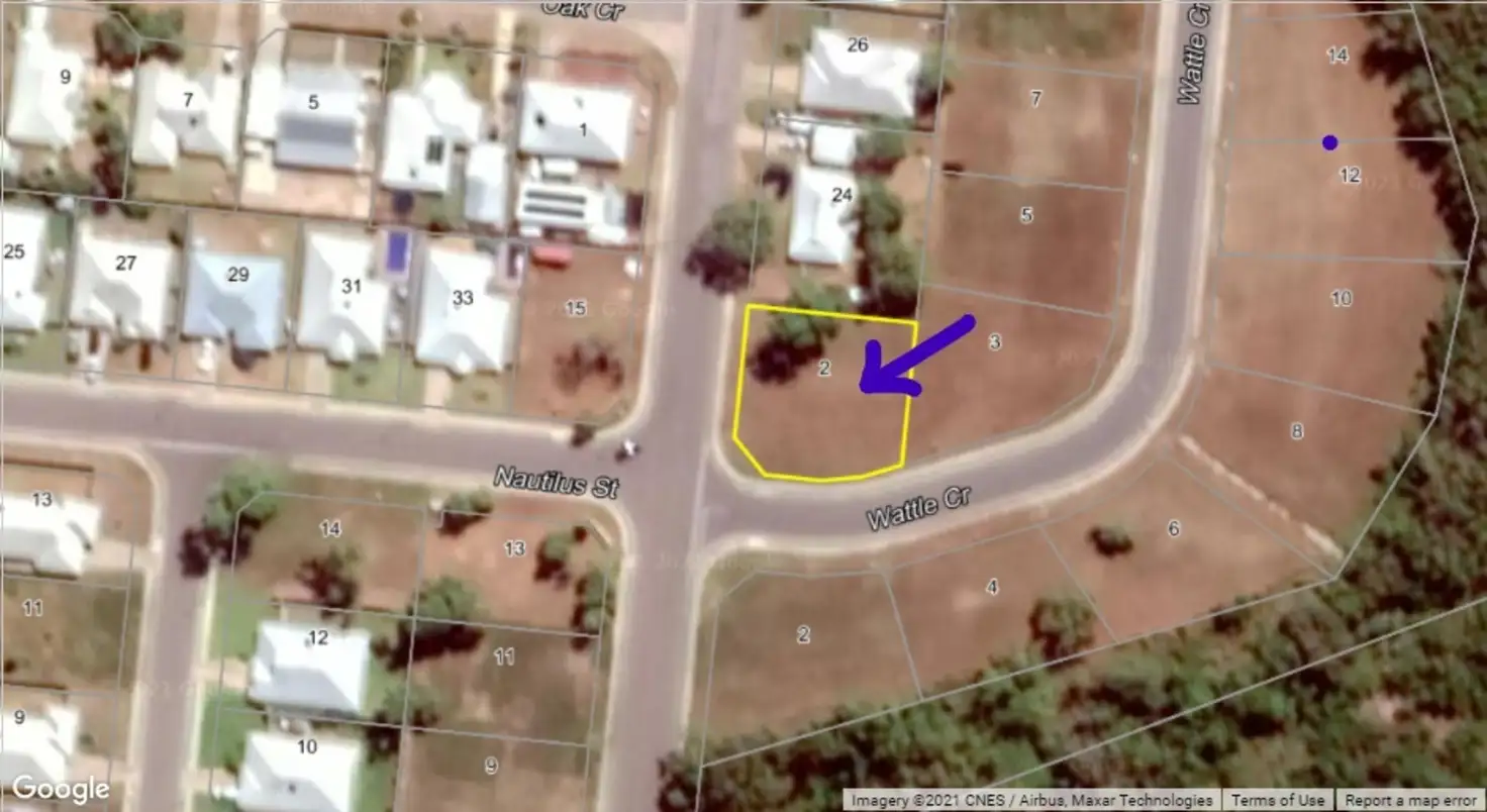 Main view of Homely land listing, 1 Wattle Crescent, Bowen QLD 4805