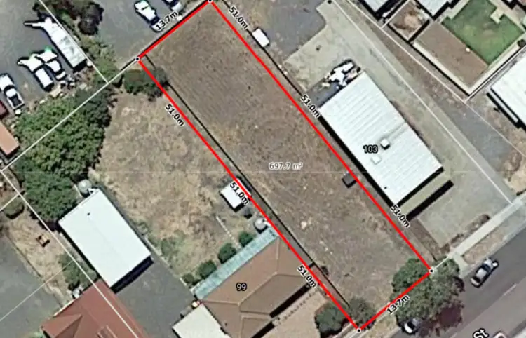 Main view of Homely land listing, 101 Burke Street, Maryborough VIC 3465