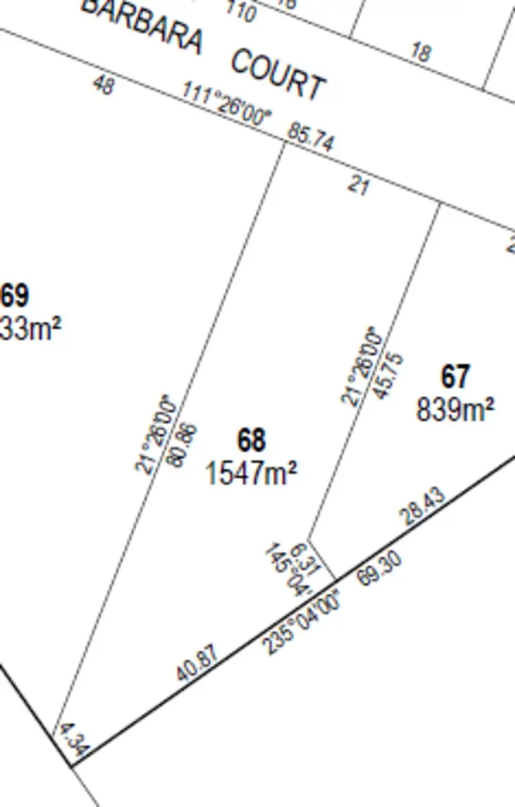 Main view of Homely land listing, LOT Lot, 68 Barabara Court, Maryborough VIC 3465