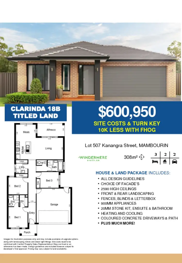Main view of Homely other listing, Lot 555, 15 Kanangra Drive, Mambourin VIC 3024