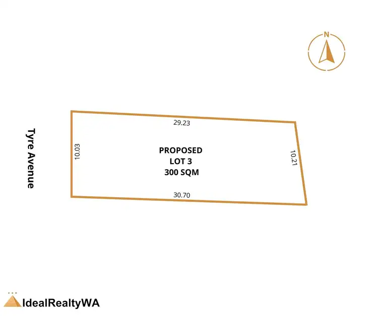Main view of Homely land listing, LOT LOT 3, 4 Tyre Avenue, Riverton WA 6148