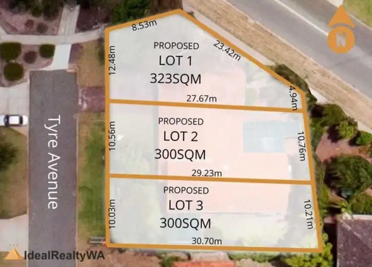 Second view of Homely land listing, LOT LOT 3, 4 Tyre Avenue, Riverton WA 6148