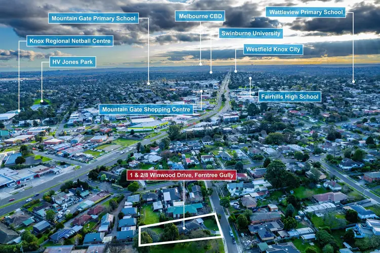 Fourth view of Homely house listing, 1 & 2/8 Winwood Drive, Ferntree Gully VIC 3156