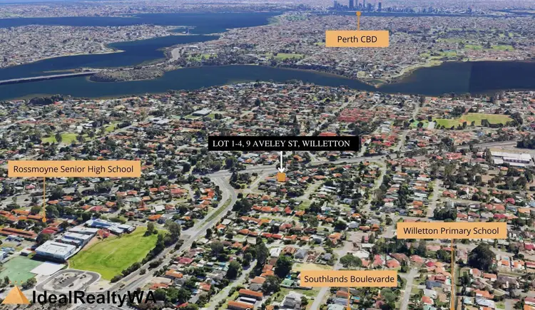 Second view of Homely land listing, LOT Lot 1,2,3&4, 9 Aveley Street, Willetton WA 6155