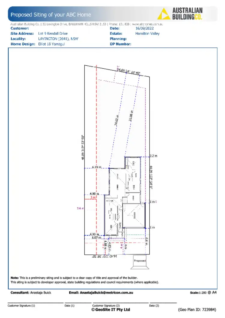 Sixth view of Homely land listing, 93 Kendall Drive, Hamilton Valley NSW 2641
