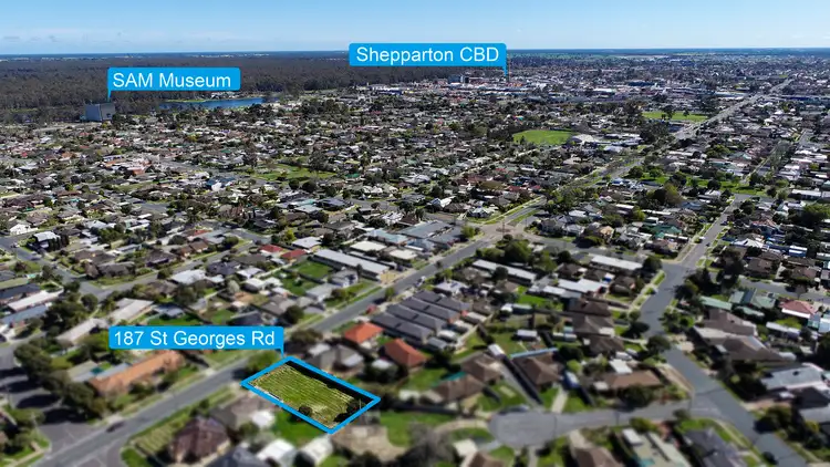 Main view of Homely land listing, 187 St Georges Road, Shepparton VIC 3630