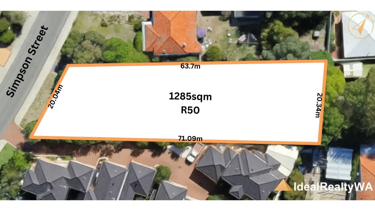 Main view of Homely land listing, LOT LOT1-6, 50 Simpson Street, Ardross WA 6153