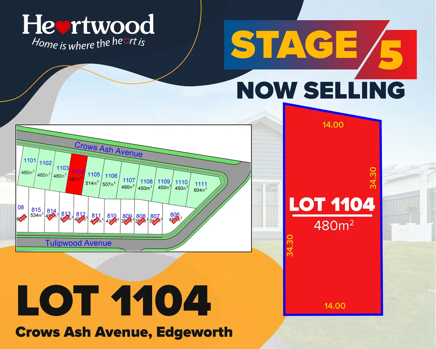 Main view of Homely land listing, 22 Crows Ash Avenue, Edgeworth NSW 2285