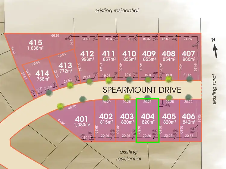 Main view of Homely land listing, 404 Spearmount Drive, Armidale NSW 2350
